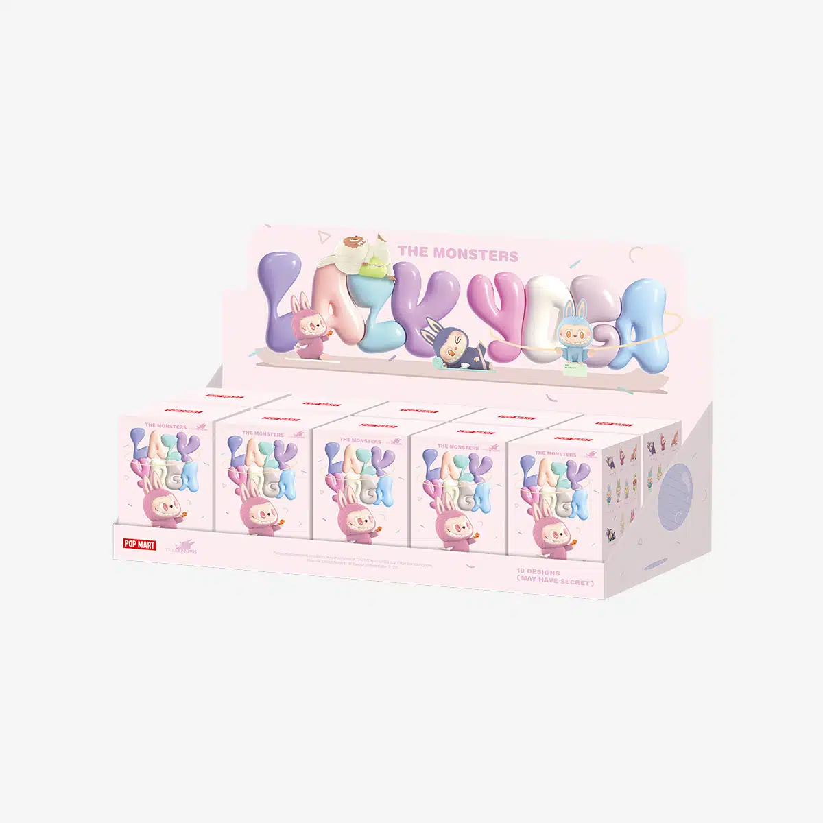 Labubu Lazy Yoga Set – Full 10 Figure Collection by POP MART