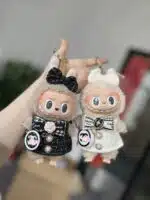 LABUBU Clothes Chanel Camellia Black and White Outift (2)