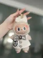 LABUBU Clothes Chanel Camellia Black and White Outift (4)