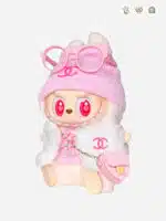LABUBU Clothes Chanel Pink Vest Crewneck Outfit