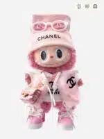 LABUBU Clothes Chanel Pink Vest Sweatshirt Outift