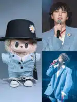 LABUBU Clothes G Dragon Blue Daisy Suit Outfit (2)