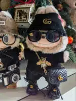 LABUBU Clothes Gucci Black Sweater Outfit (3)