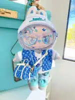 LABUBU Clothes LV Blue Chic Explorer (2)