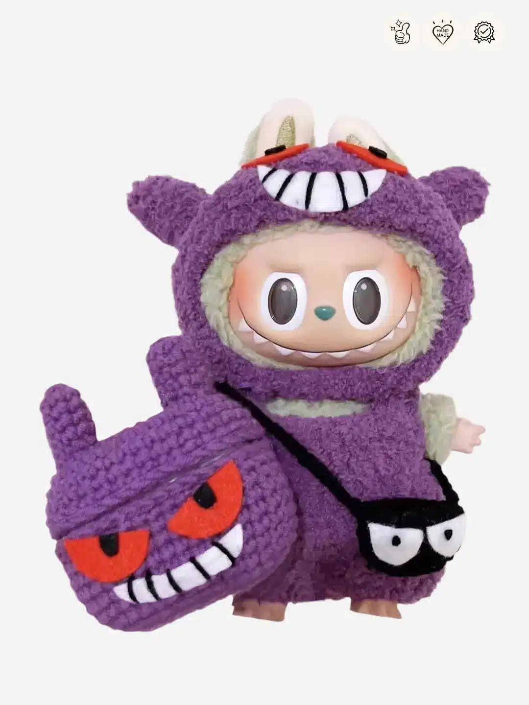 LABUBU Clothes Pocketmon Gengar Outift (1)