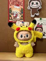 LABUBU Clothes Pocketmon Pikapi Outift (1)