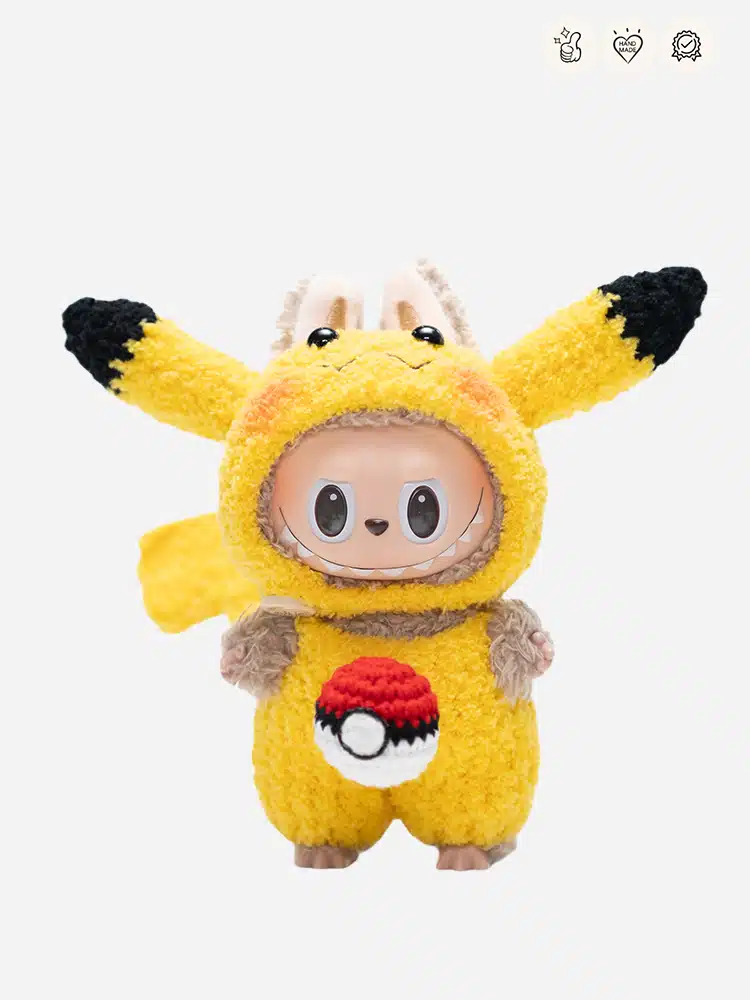 LABUBU Clothes Pocketmon Pikapi Outift (3)