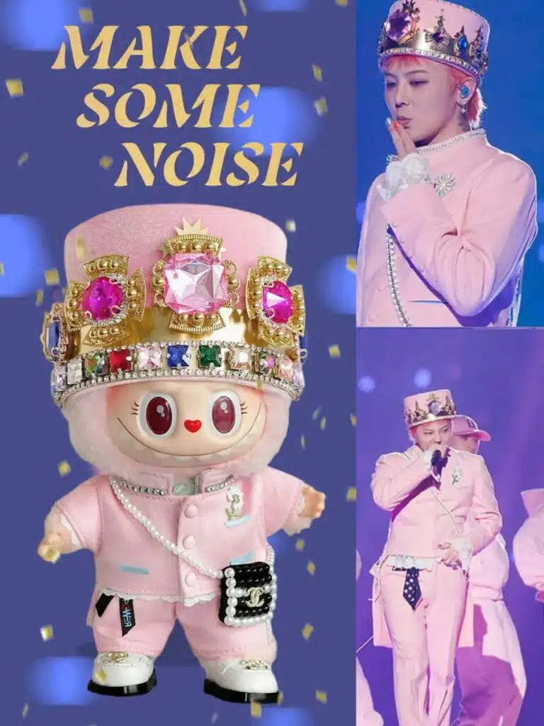Labubu G Dragon Inspired Pink Outfit – Kpop Clothes from 2024 MAMA (3)