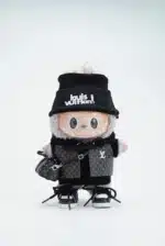 Labubu LV Inspired Black Explorer Outfit – Chic Designer Clothes for Collectors (1)