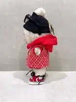 Labubu Red Chic Explorer Outfit – Inspired by LV Style Doll Clothes (3)
