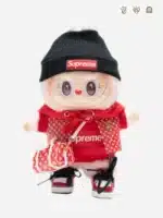 Labubu Red Chic Explorer Outfit – Inspired by LV Style Doll Clothes 8