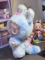 17cm ZIMOMO Plush in Winter Sky Blue Handmade Custom from Authentic 1st Gen Macaron Series (2)