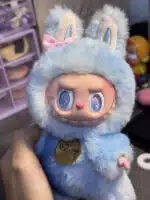 17cm ZIMOMO Plush in Winter Sky Blue Handmade Custom from Authentic 1st Gen Macaron Series (3)