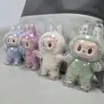Clear Protective Display Case for LABUBU Figures – Fits The Monsters Have a Seat, Exciting Macaron, Big into Energy Series (3)