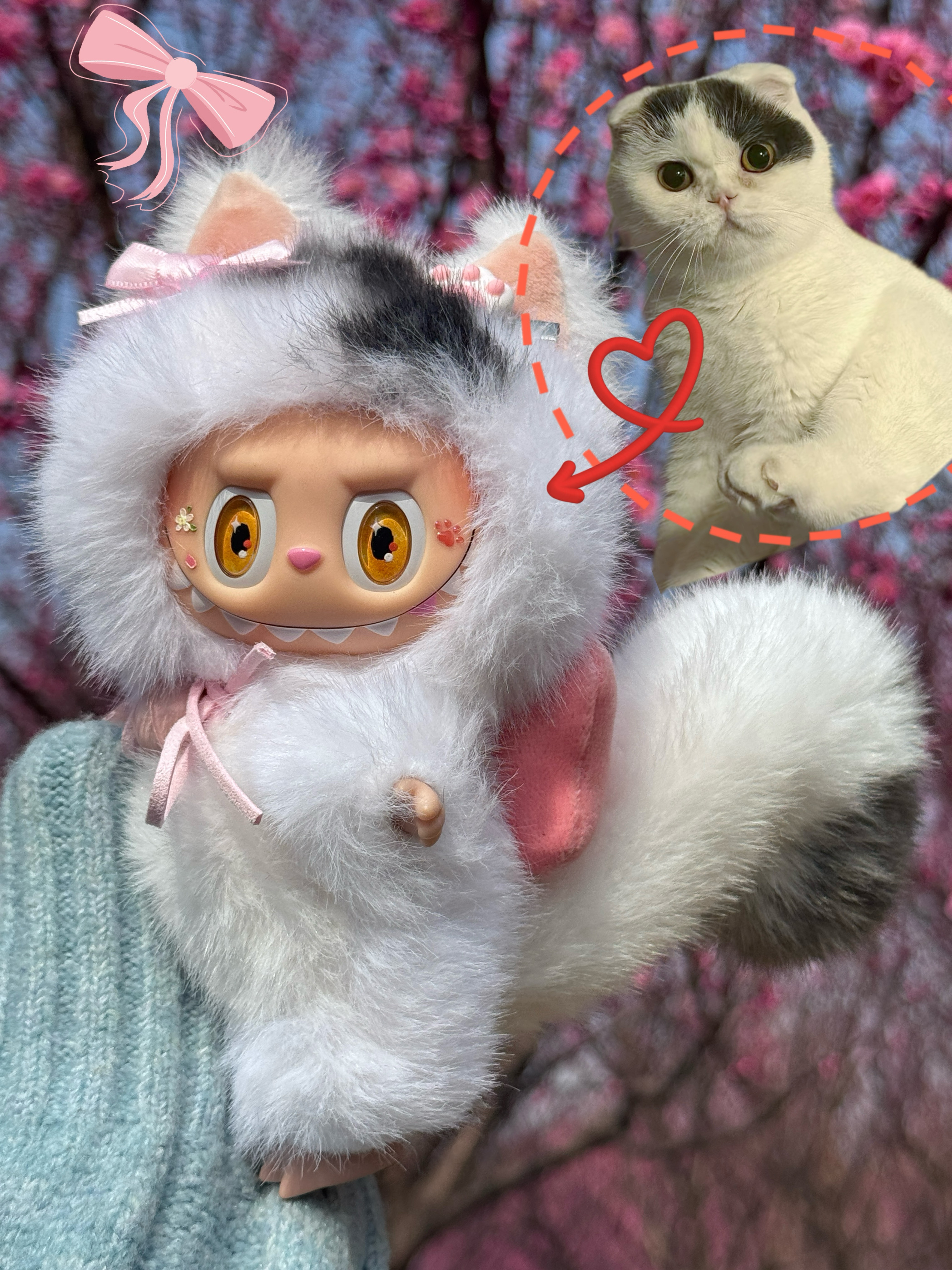 Custom cat Labubu