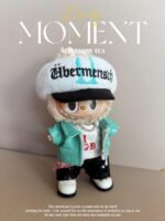 GD Inspired Mushroom Head Outfit for Labubu – K Pop Style Doll Clothes for 17cm POP MART (2)