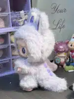 Handmade 17cm ZIMOMO Doll – Taro Purple Custom Plush from Authentic 1st Gen Macaron Series (1)