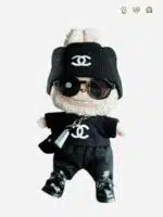 LABUBU Clothes Chanel Black T shirt Outfits (2)