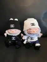 LABUBU Clothes Chanel Black T shirt Outfits (3)