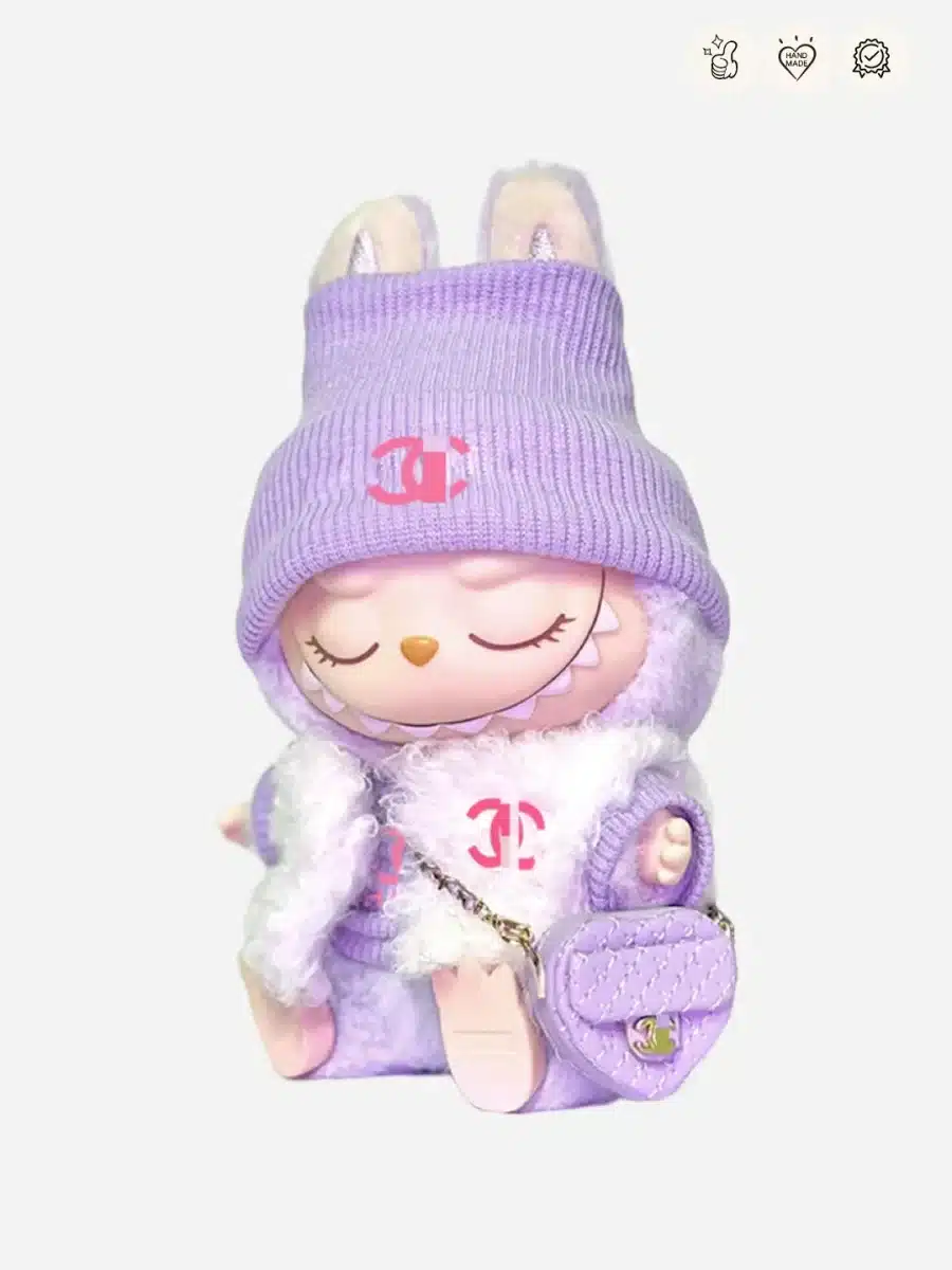LABUBU Clothes Chanel Purple Vest Crewneck Outfit (1)