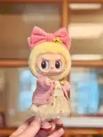 LABUBU Clothes Knitted Cardigan and Yarn Skirt Outfit (1)