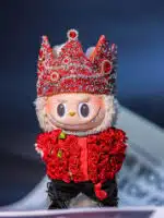 LABUBU G Dragon Red Rose & Crown Outfit – Stylish Doll Clothes Inspired by K pop Fashion (3)