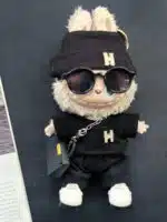 LABUBU Hermes Inspired Black T Shirt Suit – Fashion Doll Outfit (3)