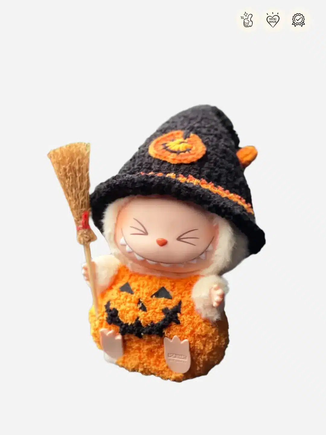 LABUBU Outfits Halloween Spooky Pumpkin Party (1)