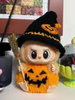 LABUBU Outfits Halloween Spooky Pumpkin Party (4)