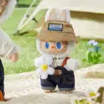 Labubu Fall In Wild Series vinyl plush doll pendant blind box 17cm front view (4)